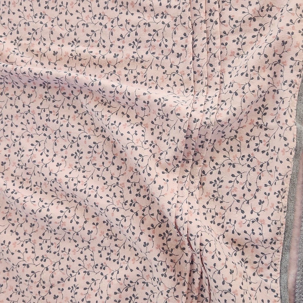 Women's Pink Floral Nightgown long sleeves Large size - Picture 10 of 17